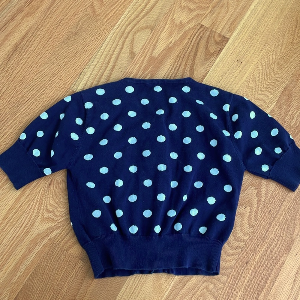 Anthropologie Polka dot sweater cardigan - Picture 4 of 5
